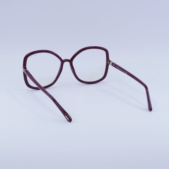 🕶️ New Tom Ford FT5845-B 074 Eyeglasses - Bordeaux Frame - Picture 8 of 9